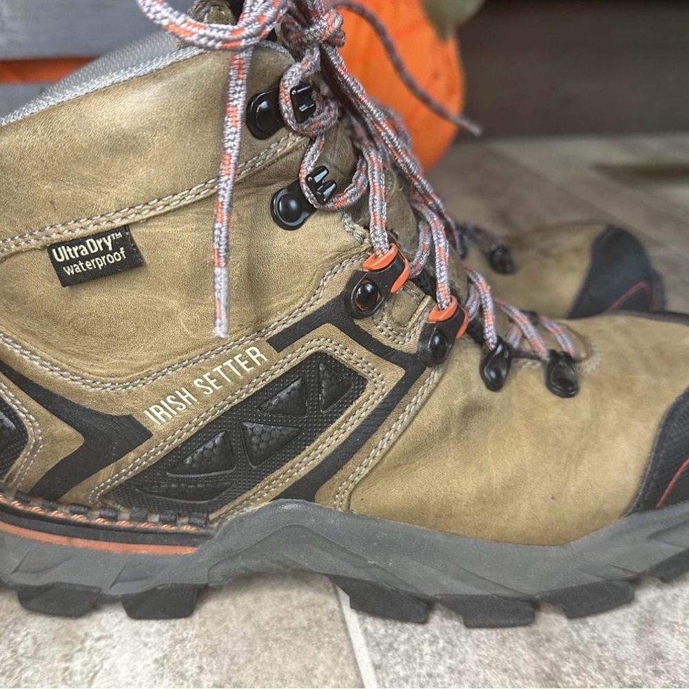 Irish Setter Brown and Black Ankle Boots